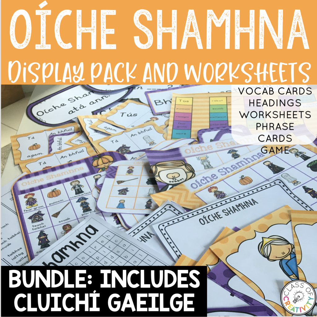 O che Shamhna Irish Display Pack Worksheets AND Games Class Of O che Shamhna Irish Display Pack Worksheets AND Games Class Of