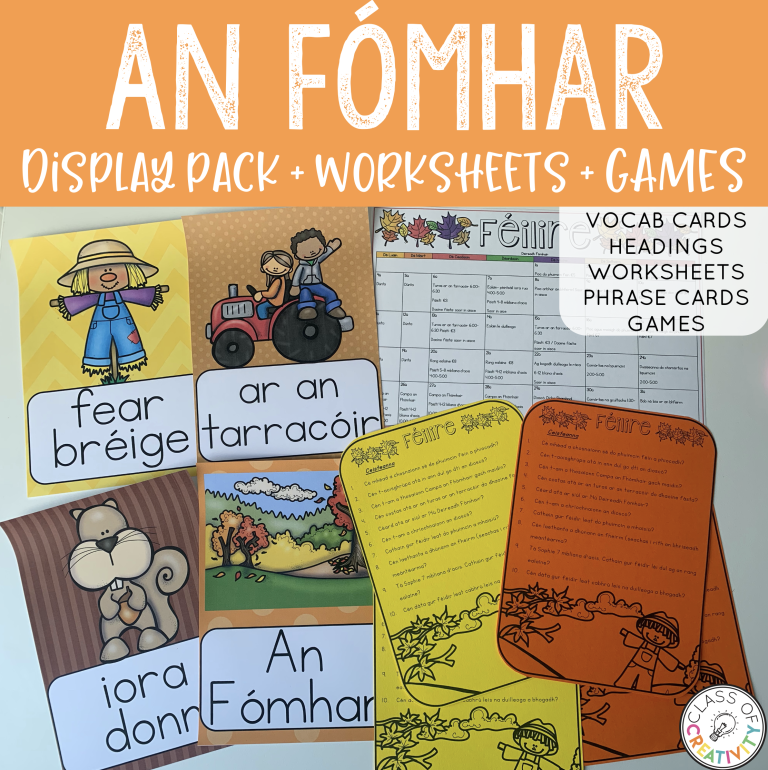 An Fómhar – Irish Display Pack AND Games
