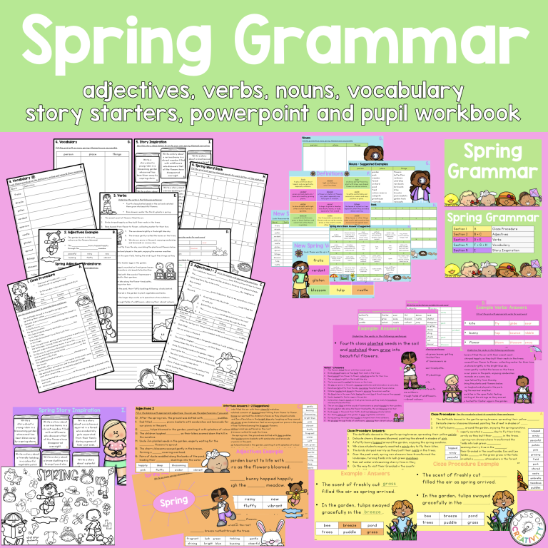 Spring Grammar Pack