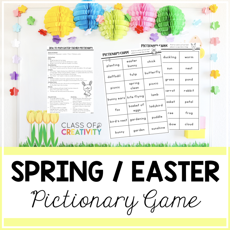 Easter and Spring Pictionary Game