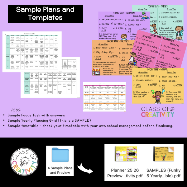 2025 2026 Planning Kit and Daily Powerpoint Bundle – Class of Creativity