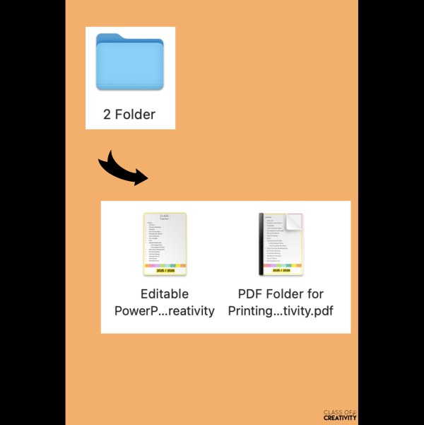 Folder Set Up – Class of Creativity