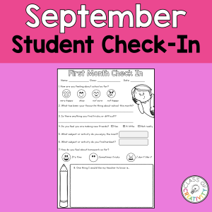 September Student Check-In