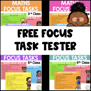 Free Maths Focus Task Slides for 3rd - 6th Class 🎯