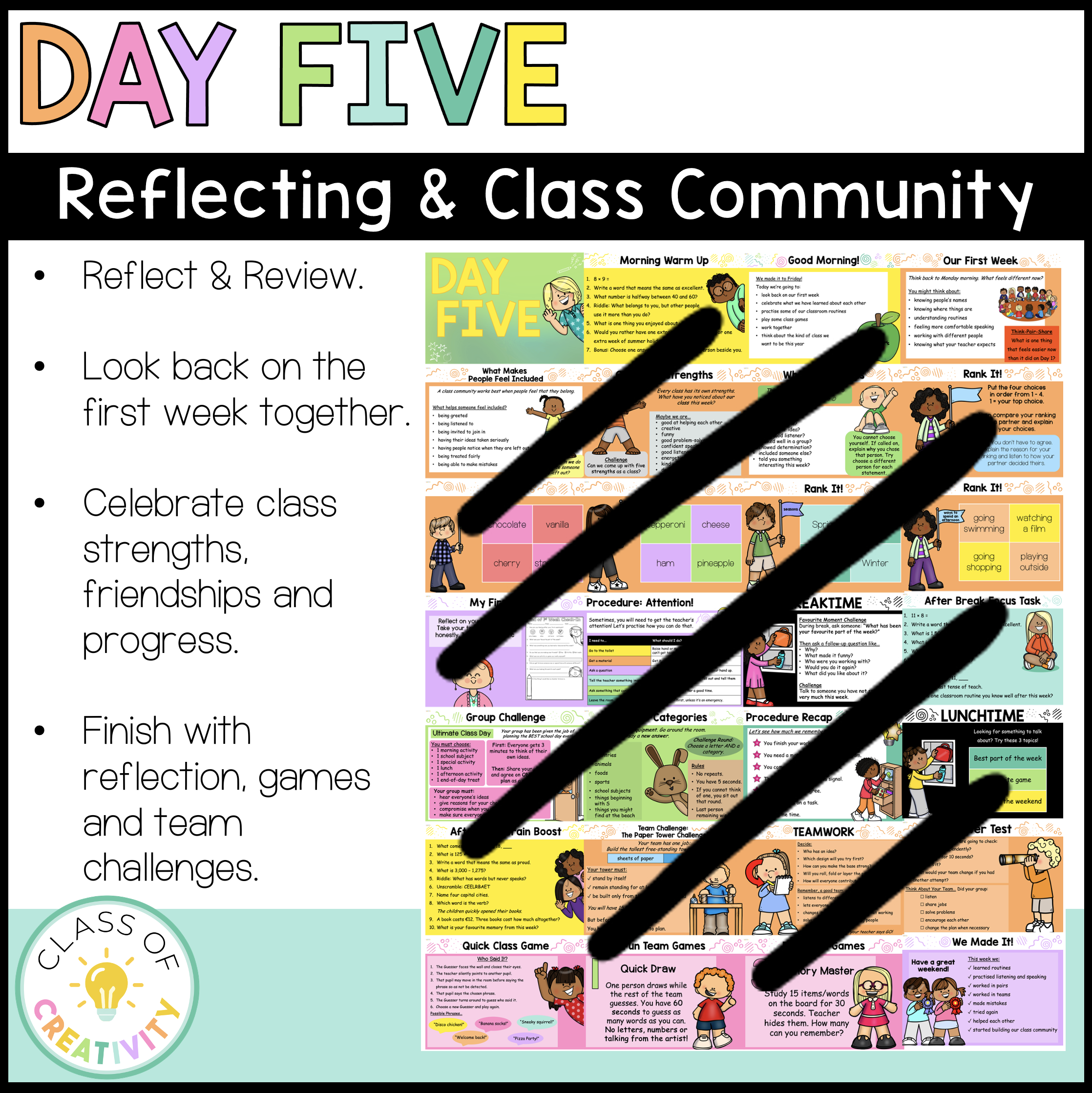 First Week Back to School - 5 Day PowerPoint Fully Planned! - Image 6
