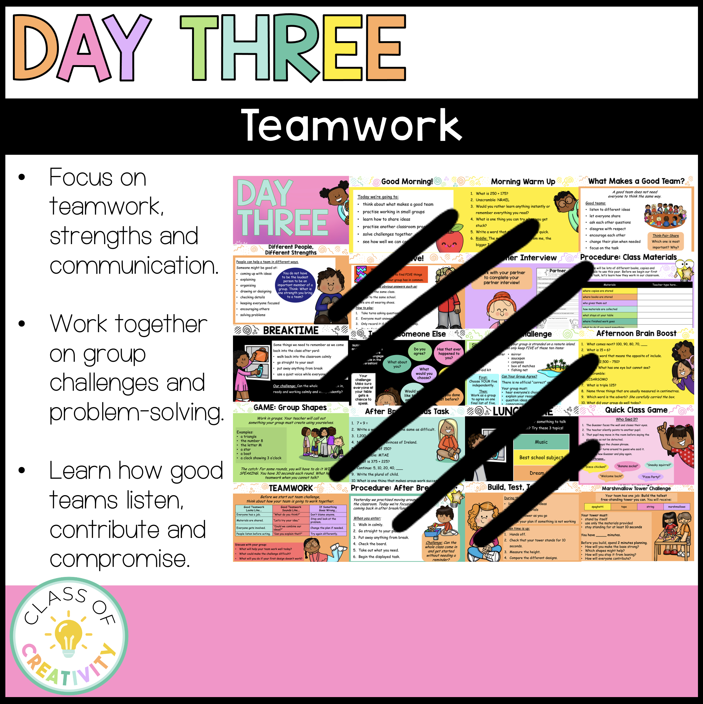 First Week Back to School - 5 Day PowerPoint Fully Planned! - Image 4