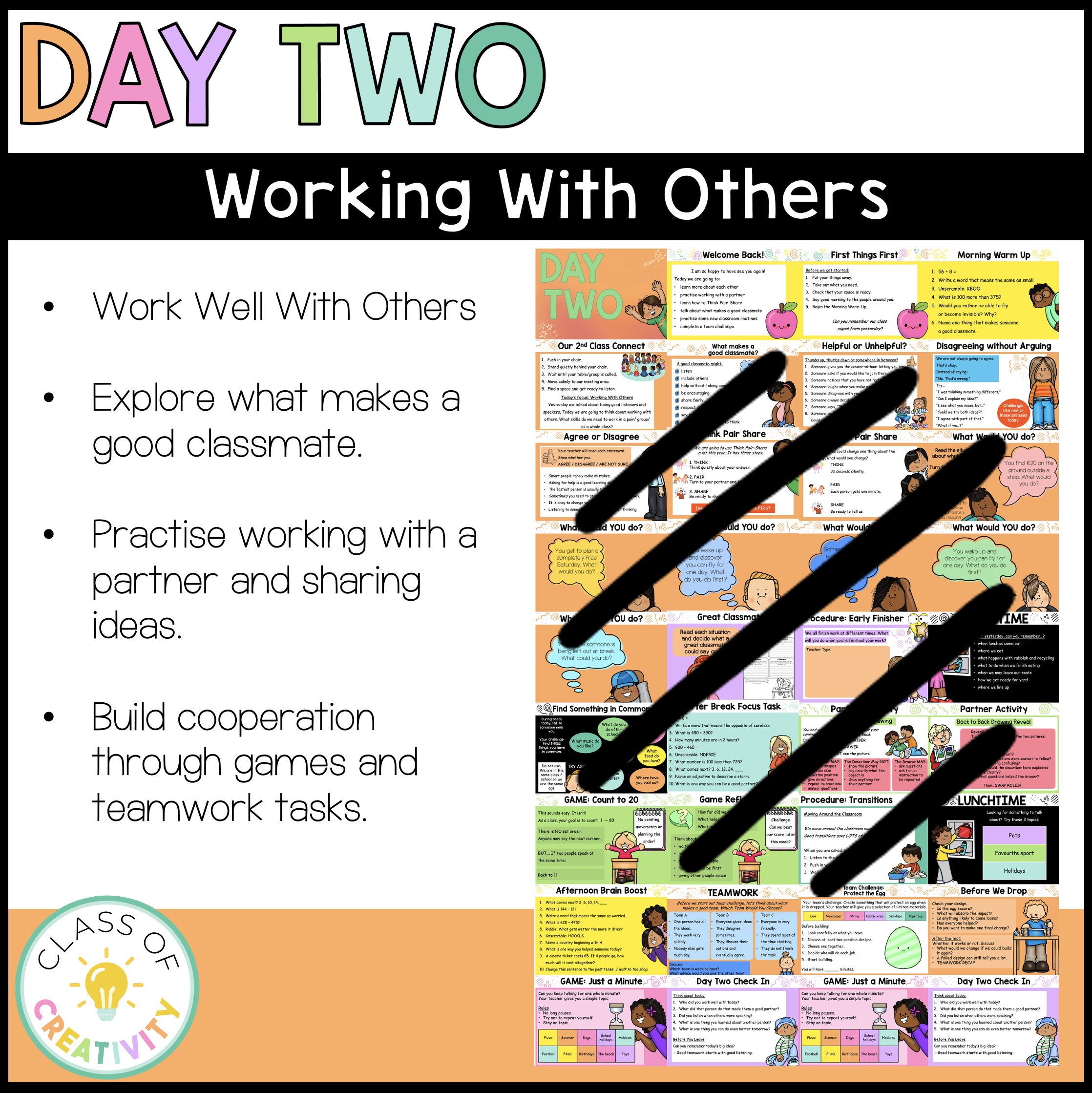 First Week Back to School - 5 Day PowerPoint Fully Planned! - Image 3