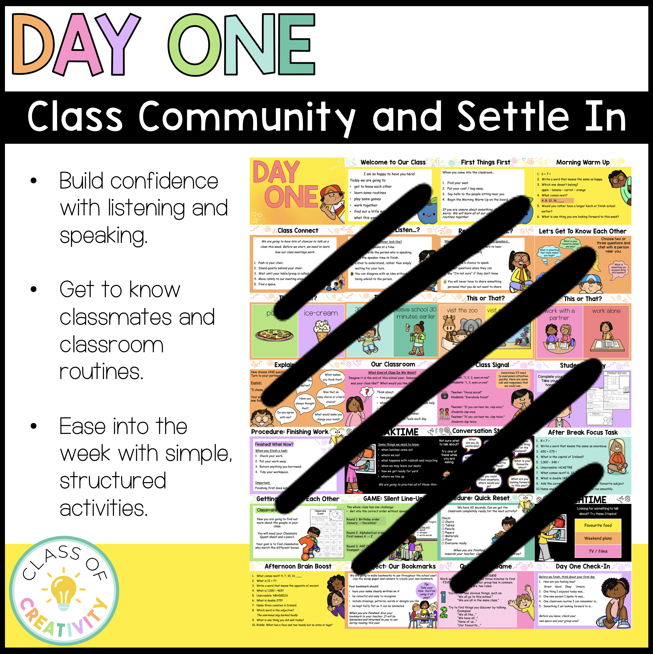 First Week Back to School - 5 Day PowerPoint Fully Planned! - Image 2
