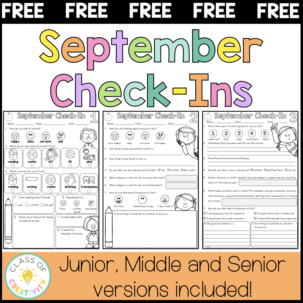 September Student Check-In 2026